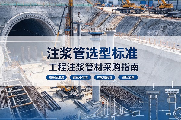 南部注浆管选型标准