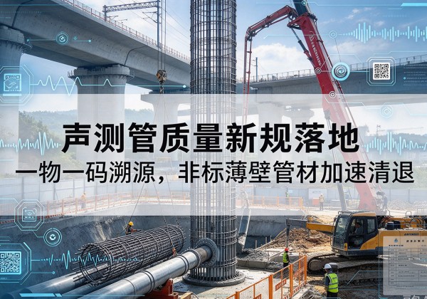 南部声测管质量新规落地，一物一码溯源，非标薄壁管材加速清退