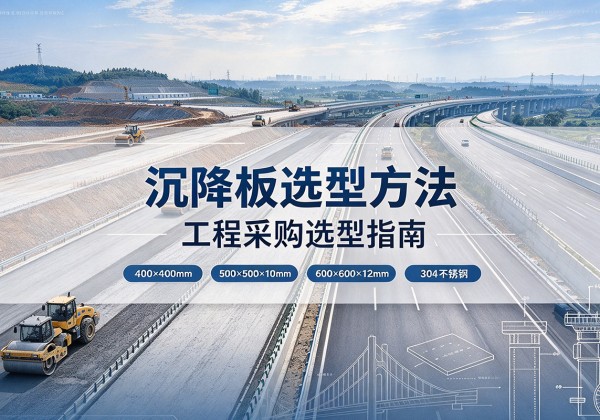 南部沉降板选择方法